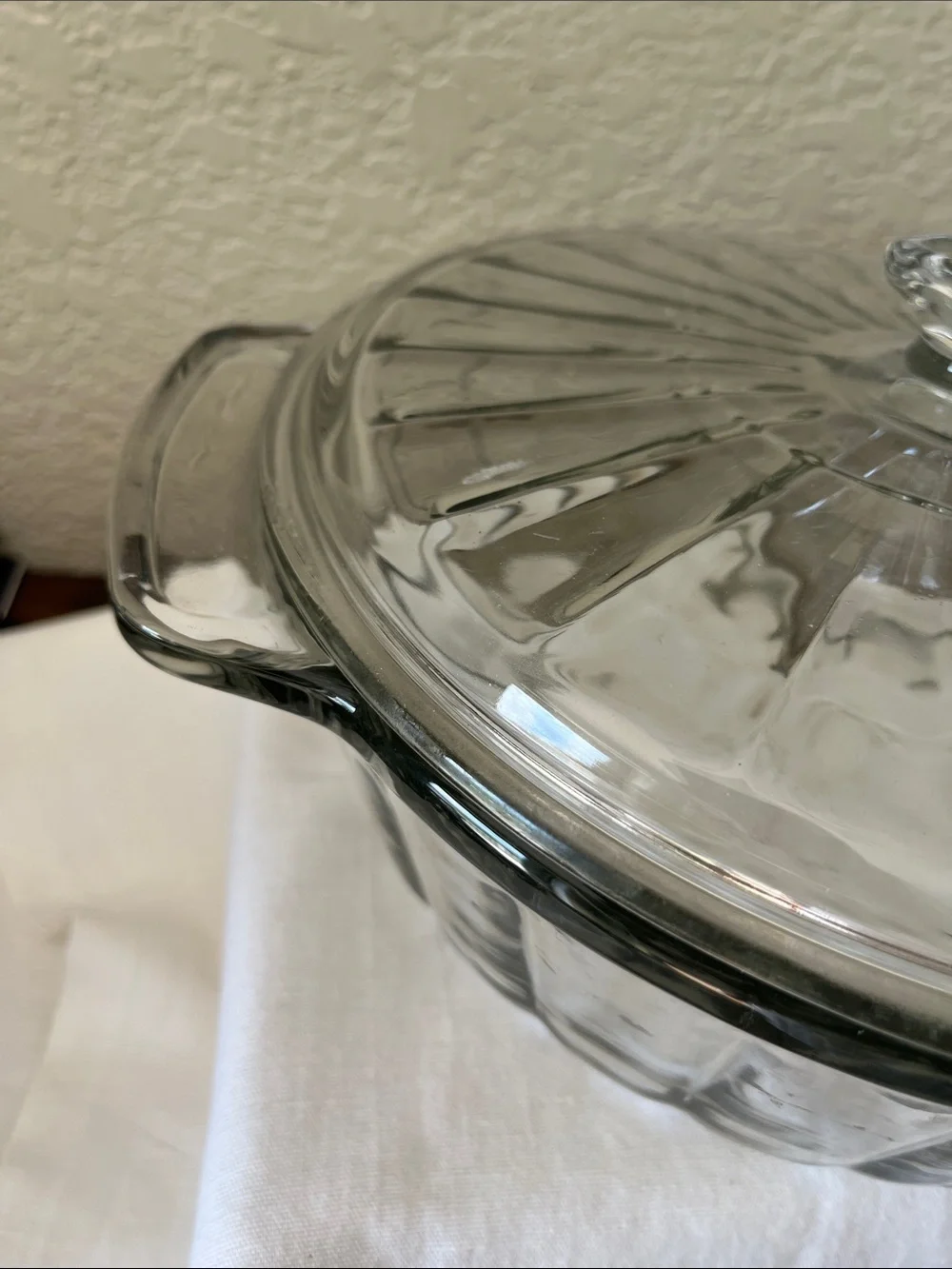 Anchor Hocking 2 Qt Glass Covered Casserole Dish w/ Lid | USA Vintage Bakeware